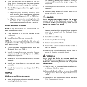 Hyster C60Zac Pallet Truck B478 Series Repair Manual - Image 4