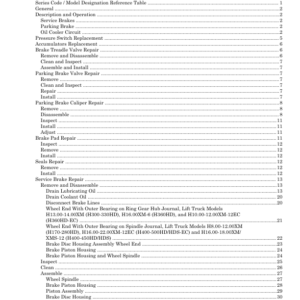 Hyster H450HD-EC, H500HD-EC Forklift Trucks D214 Series Repair Manual - Image 3