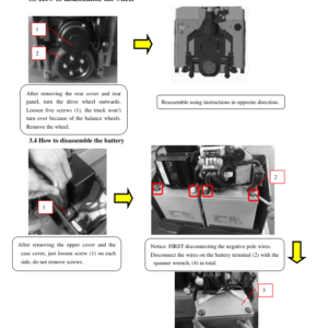 Utilev UT 1.5 WE Pallet Truck A378 Series Repair Manual - Image 5