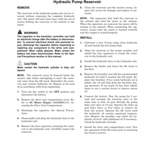 Hyster P2.0 Electric Pedestrian Pallet Truck A290 Series Repair Manual - Image 3