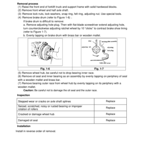 Utilev UT15-25PFE Forklift A379 Series Repair Manual - Image 4