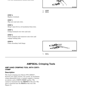 Hyster N30ZDRS3, N35ZRS3, N40ZRS3 Reach Truck C265 Series Repair Manual - Image 5