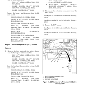 Hyster S6.0FT, S7.0FT Forklift Truck E024 Series Repair Manual (EU) - Image 3