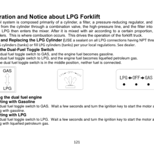 Utilev UT20-32C Forklift A279 Series Repair Manual - Image 4