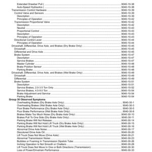 Hyster 2.0FT, S2.5FT, S3.0FT, S3.5FT Forklift H187 Series Repair Manual (EU) - Image 4