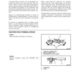 Hyster A25XNT, A30NXT Electric Forklift Truck D203 Series Service Repair Manual - Image 4