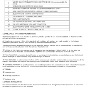 Hyster C1.0, C1.3, V30XMU Very Narrow Isle Truck ZZA4 Series Repair Manual - Image 3