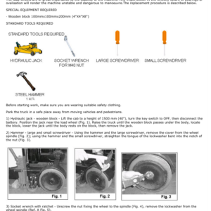 Hyster C1.05B, V35XMU Man-Up Turret Trucks A468 Series Repair Manual - Image 4