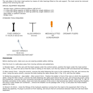 Hyster C1.5B, V35XMU Man-Up Turret Trucks A464 Series Repair Manual - Image 3