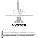 Hyster C1.8X, V40XMU Man-Up Turret Trucks A469 Series Repair Manual (Europe) - Image 1