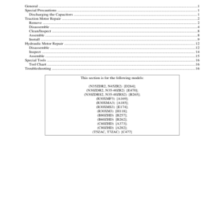 Hyster C60ZHD, C80ZHD Pallet Trucks A373 Series Repair Manual - Image 5