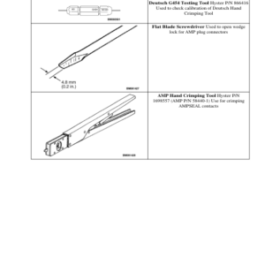 Hyster E1.6XN, E1.8XN, E2.0XN Electric Forklift Truck A269 Series Repair Manual (EU) - Image 5