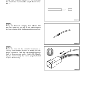 Hyster E2.2XN, E2.5XN, E3.0XN, E3.2XN, E3.5XN Electric Forklift Truck A268 Series Repair Manual - Image 6