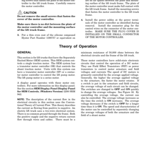 Hyster E25XM2, E30XM2, E35XM2, E40XM2S Electric Forklift Truck D114 Series Repair Manual (USA) - Image 6