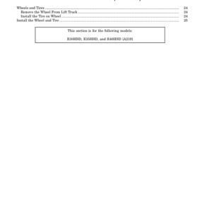 Hyster E30HSD, E35HSD, E40HSD Electric Forklift Truck A219 Series Repair Manual - Image 3