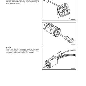 Hyster E30XN, E35XN, E40XN Electric Forklift Truck A269 Series Repair Manual (USA) - Image 4