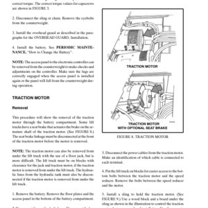 Hyster E40XL, E50XL, E55XL, E60XL Electric Forklift Truck C108 Series Repair Manual - Image 3