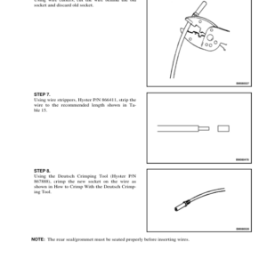 Hyster E45XN, E50XN, E55XN, E60XN, E65XN, E70XN Electric Forklift Truck A268 Series Repair Manual - Image 3