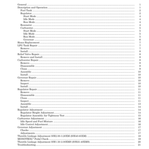 Hyster H1.50XM, H1.75XM, H2.00XMS Forklift Truck E001 Series Repair Manual (EU) - Image 4