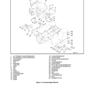 Hyster H12.00XM, H13.00XM, H14.00XM, H16.00XM Forklift Truck F019 Series Repair Manual (EU) - Image 6