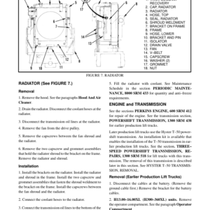 Hyster H13.00XL, H14.00XL, H16.00XL Forklift Truck C019 Series Repair Manual (EU) - Image 5