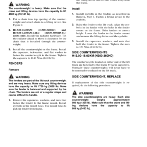 Hyster H170HD, H190HD, H210HD, H230HD, H250HD, H280HD Forklift Truck G007 Series Repair Manual (USA) - Image 4