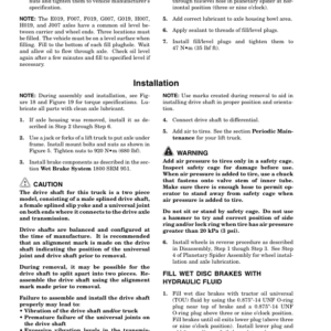 Hyster H190HD2, H210HD2, H230HD(S)2, H250HD2, H280HD2 Forklift Truck J007 Series Repair Manual (USA) - Image 3