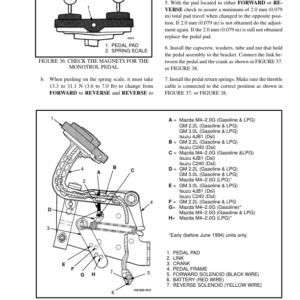 Hyster H2.00XM, H2.50XM, H3.00XM, H3.20XM Forklift Truck D177 Series Repair Manual (EU) - Image 6