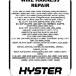 Hyster H2.0CT, H2.5CT Forklift Trucks B274 Series Repair Manual (EU) - Image 1