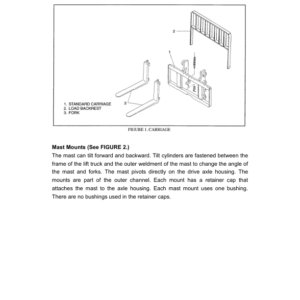 Hyster H2.50DX, H3.00DX Diesel & LPG ForkLift Truck A966 Series Repair Manual (EU) - Image 5