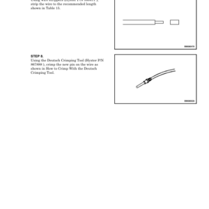 Hyster H2.5XT, H3.0XT Forklift Trucks C966 Series Repair Manual - Image 5