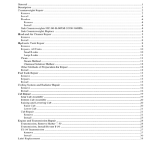 Hyster H300HD, H330HD, H360HD, H360HD-EC Forklift Truck F019 Series Repair Manual (USA) - Image 5