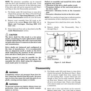 Hyster H300HD2, H330HD2, H360HD2, H360HD2-EC Forklift Truck J019 Series Repair Manual (USA) - Image 6