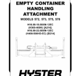 Hyster H360H, H400H, H400H-EC5, H450H, H450H-EC6 Forklift A214 Series Repair Manual - Image 1