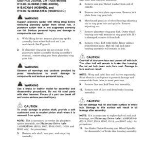 Hyster H400HD-EC, H440HDS-EC, H450HD-EC, H450HDS-EC, H500HD-EC Container Handler B214 Series Repair Manual (USA) - Image 3