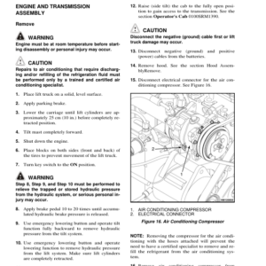 Hyster H550HD, H620HD, H650HD, H700HD, H550HDS, H650HDS, H700HDS Forklift Truck F008 Series Repair Manual (USA) - Image 3