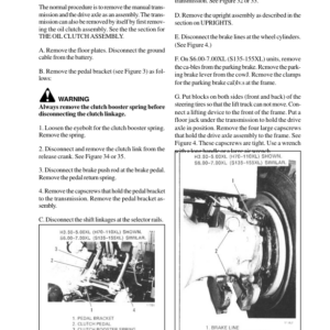 Hyster H70XL, H80XL, H90XL, H100XL, H110XL Forklift Truck G005 Series Repair Manual (USA) - Image 4