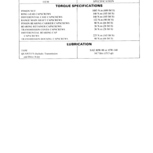 Hyster H70XL, H80XL, H90XL, H100XL, H110XL Forklift Truck G005 Series Repair Manual (USA) - Image 3