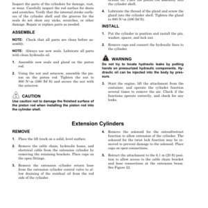 Hyster H800HDS, H900HD, H900HDS, H970HD, H970HDS, H1050HD, H1050HDS Forklift Truck B917 Series Repair Manual (USA) - Image 6