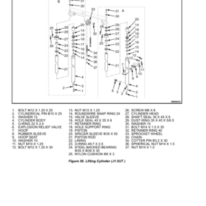 Hyster J1.5UT, J2.0UT, J2.5UT, J3.0UT Forklift Repair A3C4 Series Manual - Image 5