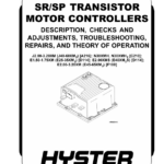 Hyster J2.00XM, J2.50XM, J3.00XM, J3.20XM Electric Forklift Truck A216 Series Repair Manual - Image 1