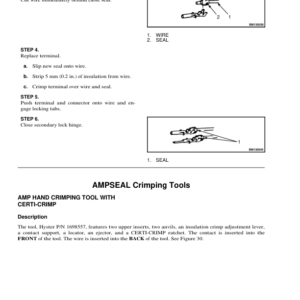 Hyster J30XNT, J35XNT, J40XNT Electric Forklift Truck K160 Series Repair Manual (USA) - Image 5