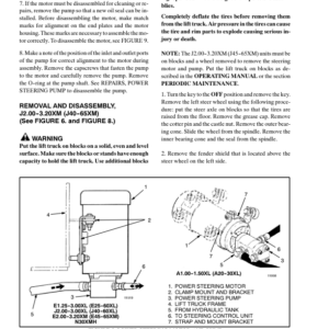 Hyster J40XM, J50XM, J60XM, J65XM Forklift Truck A216 Series Repair Manual (USA) - Image 6