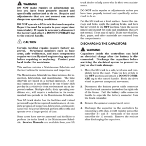 Hyster N30XMXDR3, N45XMXR3 Electric Reach Truck B264 Series Repair Manual - Image 6