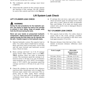 Hyster N35ZR2, N40ZR2, N30ZDR2 Reach Truck E470 Series Repair Manual - Image 5