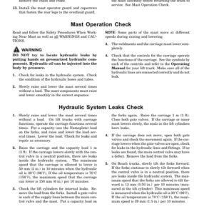 Hyster N40FR, N45FR, N50FA Electric Reach Truck D138 Series Repair Manual - Image 3