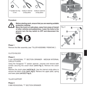 Hyster P2.0S Electric Pedestrian Stacker D439 Series Repair Manual - Image 4