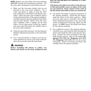 Hyster R30XMF3 Electric Reach Truck A169 Series Repair Manual - Image 6