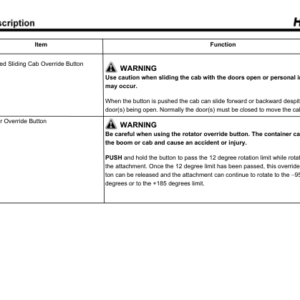 Hyster RS45-27CH , RS45-31CH Reach Stacker A289 Series Operating And Maintenance Manual - Image 6