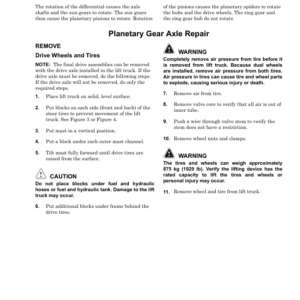 Hyster RS45-27CH, RS45-31CH Reach Stacker A404 Series Repair Manual - Image 2